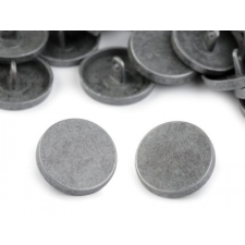  Fémgomb sima - 10 db/csomag rövidáru