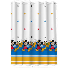 Fényáteresztő Voile függöny Mickey 180 cm magas gyerekmintás méteráru lakástextília