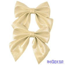  Fényes masni készlet, 2db., 12 x 13cm - Pezsgő dekorációs kellék