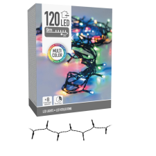  Fényfüzér 120 LED-es időzítős programos adapteres multi dekorációs kellék