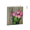  Fényképalbum öntapadós rózsás 20lap/21x28cm DRS20 Flower-3 3féle - Fényképalbum