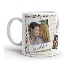  Fényképes bögre - fehér - 3dl bögrék, csészék