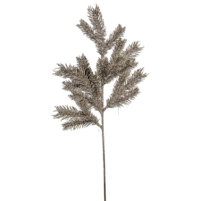  Fenyőág fényes ezüst M45cm 48db/# dekorációs kellék