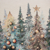  Fenyőfás karácsonyi gobelin asztalterítő Natúr 140x180 cm +/-5%