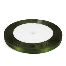  Fenyőzöld szatén szalag 6mm x 22méter dekorációs kellék