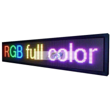  FÉNYÚJSÁG SZÍNES 200cm x 40cm RGB LED REKLÁMTÁBLA KÜLTÉRI KIVITEL LEDbox reklámtábla