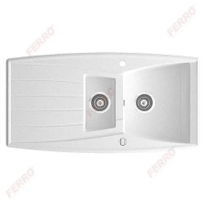  Fer.Mezzo 2med+cseppt.fehér DRG51/98W*** mosogatótálca