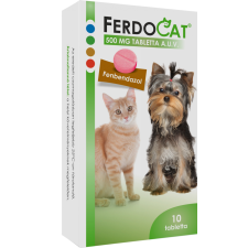 Ferdocat tabletta 10db 500mg élősködő elleni készítmény kutyáknak