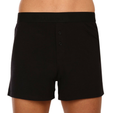  Férfi bő szárú boxeralsók Gino bambusz fekete (75195) XL