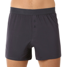  Férfi bő szárú boxeralsók Gino bambusz szürke (75195) L férfi alsó