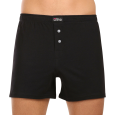  Férfi bő szárú boxeralsók Gino fekete (75162) XL