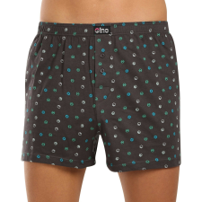 Férfi bő szárú boxeralsók Gino szürke (75203-DxGMMZ) XL férfi alsó