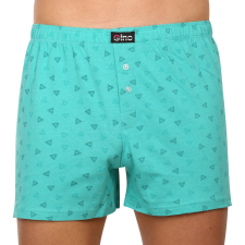 Férfi bő szárú boxeralsók Gino zöld (75185) XL férfi alsó