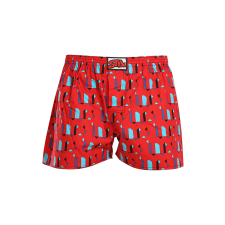 férfi bő szárú boxeralsók Styx art klasszikus gumipánt minták (A1659) XL férfi alsó