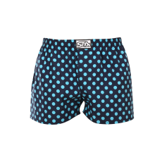  férfi bő szárú boxeralsók Styx art klasszikus gumipánt nagyméretű pöttyös pöttyök (E1651) 4XL