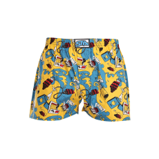  férfi bő szárú boxeralsók Styx art klasszikus gumipánt robbanás (A1750) M
