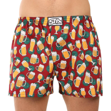  férfi bő szárú boxeralsók Styx art klasszikus gumipánt sör (A1855) XL férfi alsó