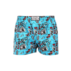  férfi bő szárú boxeralsók Styx art klasszikus gumipánt zene (A1558) XXL