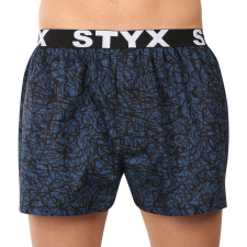 Férfi bő szárú boxeralsók Styx art sportos gumipánt Jáchym (B1851) L férfi alsó