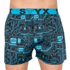 Férfi bő szárú boxeralsók Styx art sportos gumipánt póló (B857) S férfi alsó