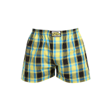  Férfi bő szárú boxeralsók Styx klasszikus gumipánt többszínű (A1033) XL