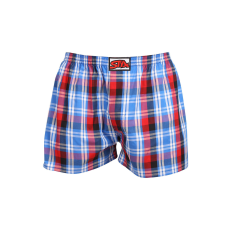  Férfi bő szárú boxeralsók Styx klasszikus gumipánt többszínű (A1037) XL
