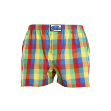  Férfi bő szárú boxeralsók Styx klasszikus gumipánt többszínű (A925) XL