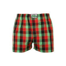  Férfi bő szárú boxeralsók Styx klasszikus gumipánt többszínű (A938) XL