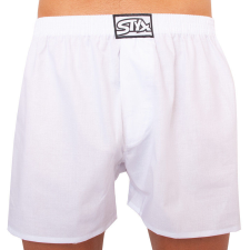 férfi bő szárú boxeralsók Styx klasszikus gumipánt többszínű fehér (E1061) 5XL férfi alsó