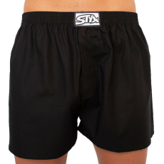  férfi bő szárú boxeralsók Styx klasszikus gumipánt többszínű fekete (E960) 5XL