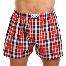 Férfi bő szárú boxeralsók Styx klasszikus gumipánt többszínű nagyméretű (E1035) 3XL férfi alsó
