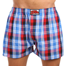 Férfi bő szárú boxeralsók Styx klasszikus gumipánt többszínű nagyméretű (E1037) 4XL férfi alsó
