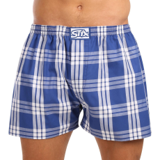  Férfi bő szárú boxeralsók Styx klasszikus gumipánt többszínű nagyméretű (E1040) 5XL