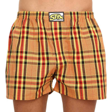 Férfi bő szárú boxeralsók Styx klasszikus gumipánt többszínű nagyméretű (E921) 3XL férfi alsó