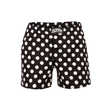  férfi bő szárú boxeralsók Styx prémium art klasszikus gumipánt pöttyös (AP1055) XXL férfi alsó