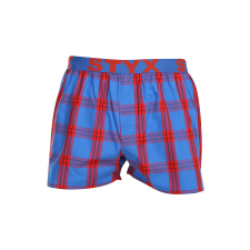  Férfi bő szárú boxeralsók Styx sportos gumipánt többszínben (B1016) L férfi alsó