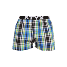 Férfi bő szárú boxeralsók Styx sportos gumipánt többszínben (B1017) XXL férfi alsó