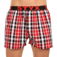 Férfi bő szárú boxeralsók Styx sportos gumipánt többszínben (B1035) M férfi alsó