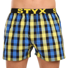 Férfi bő szárú boxeralsók Styx sportos gumipánt többszínben (B1039) XXL férfi alsó