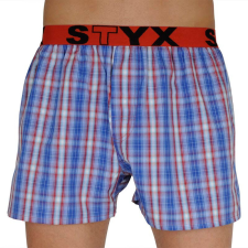 Férfi bő szárú boxeralsók Styx sportos gumipánt többszínben (B110) XXL férfi alsó