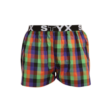 Férfi bő szárú boxeralsók Styx sportos gumipánt többszínben (B912) XXL férfi alsó