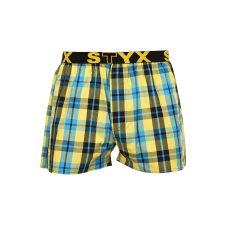 Férfi bő szárú boxeralsók Styx sportos gumipánt többszínben (B933) XXL férfi alsó