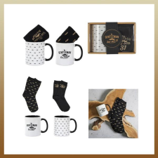  Férfi bögre és zokni ajándék szett PA0026 bögrék, csészék