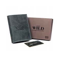  Férfi Bőr Pénztárca N4-P-Chm-0983 Black pénztárca