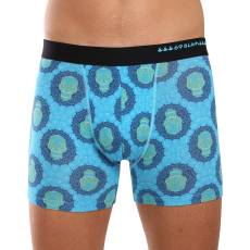  Férfi boxeralsó 69SLAM fit bambusz SKULL MANDALA (MPBSKM-BB) M