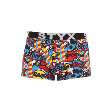 Férfi boxeralsó Styx art sportos gumipánt készült nagyméretű pufi (R1153) 3XL férfi alsó