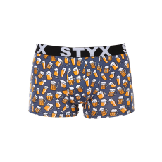  Férfi boxeralsó Styx art sportos gumipánt nagyméretű sör (R1357) 5XL