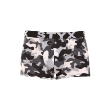 Férfi boxeralsó Styx art sportos gumipánt terepszínű (G1457) XXL férfi alsó