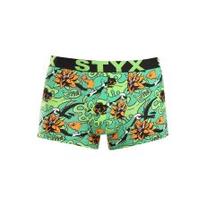 Férfi boxeralsó Styx art sportos gumipánt trópusi art sportos gumipánt trópusi (G1557) XL