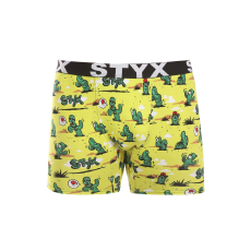  Férfi boxeralsó Styx hosszú art sportos gumipánt kaktusz (UN1351) XL